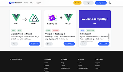 Blog Page 2023 Stable Layout Bootstrap article images articles blog blog articles blog page bootstrap branding design nuxt ui ux vue.js website