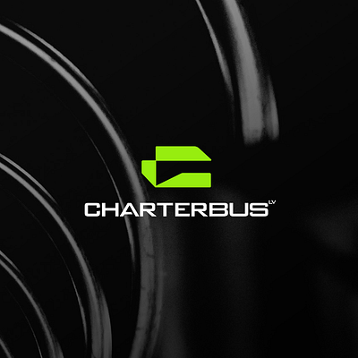 CHARTERBUS Brand identity brand brand identity branding c letter clean logo green logo identity logo logo design logodesign logotype