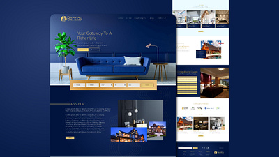 Real Estate Website Design branding real estate ui webiste