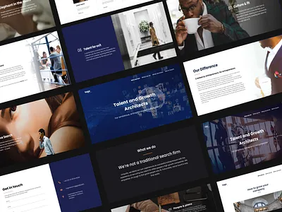 Taga group branding company homepage landingpage minimal people ui design webdesign
