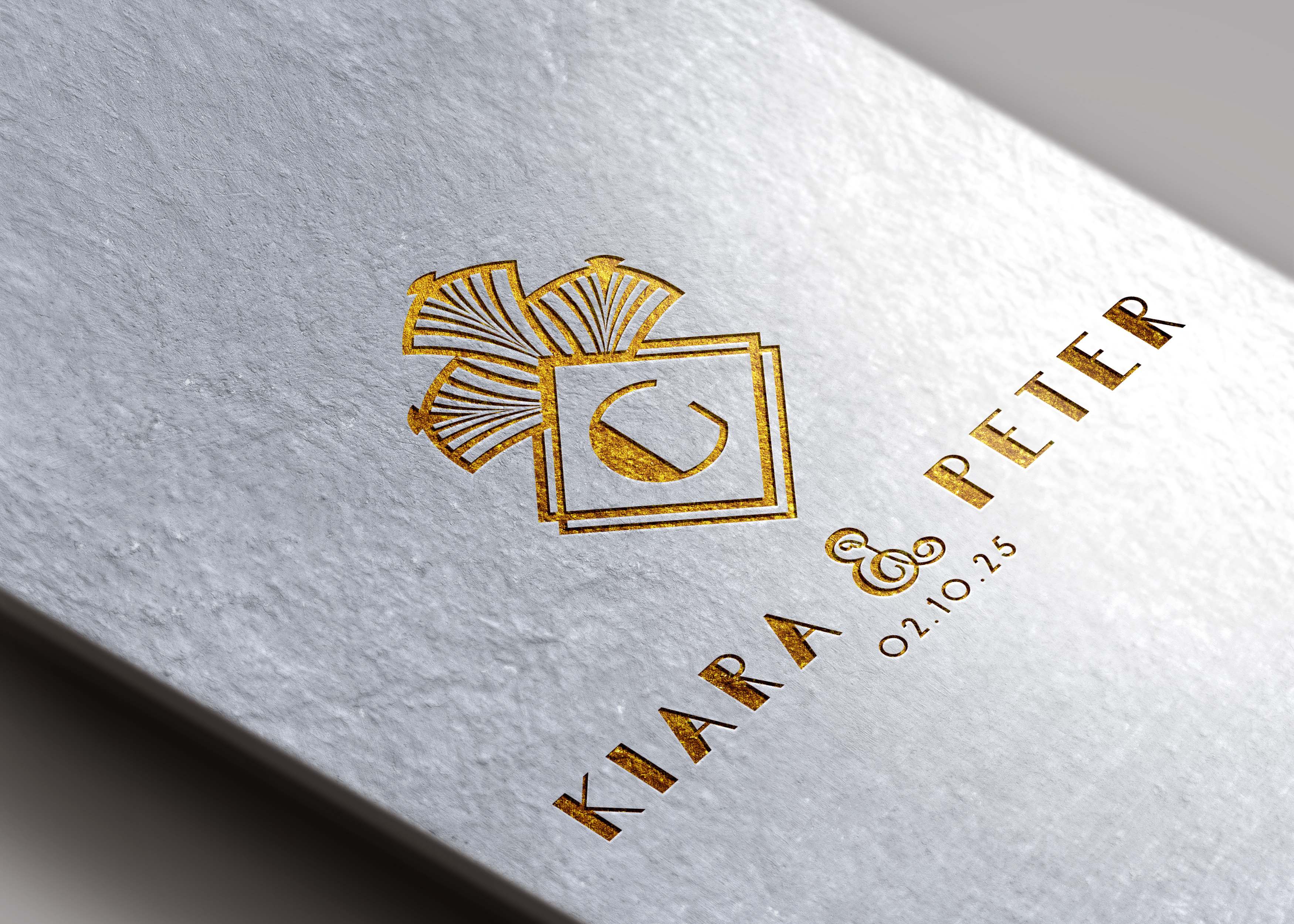 Example of Unique Wedding Logo Design