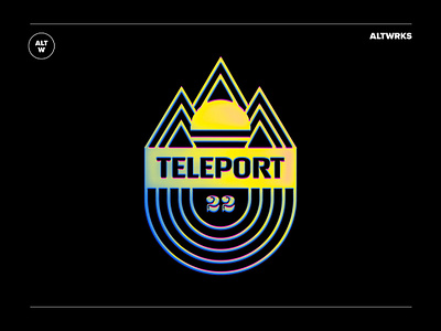 Teleport Using Chroma assets branding chroma chrome effect graphic design illustration photoshop