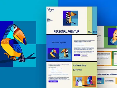 One Pager branding illustration logo ux design