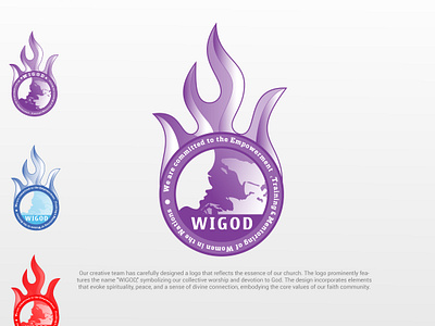 Church Logo - WIGOD branding chruch logo chruchlogo customlogo eblemlogo firelogo flatlogo logo logoconcept logodesign logogroom logoidea logoideas logomaker logoprocess minimallogo modernlogo professionallogo sheildlogo womenlogo