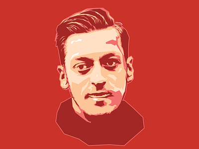 Mesut Ozil adobe design illustration illustrator