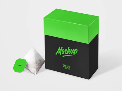 Free Tea Bags Packaging Mockup free free mockup mockup packaging psd psd mockup tea bag tea mockup