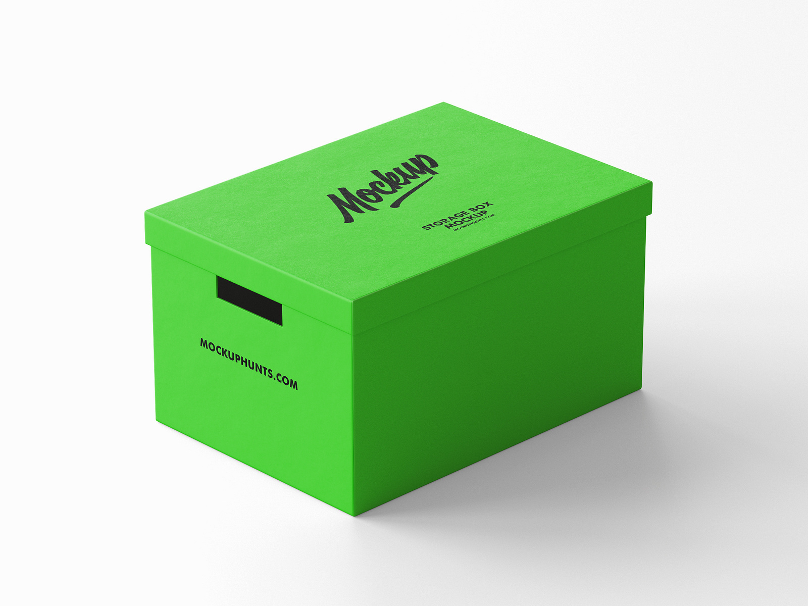 Free Storage Box Mockup by Mockup Hunts on Dribbble