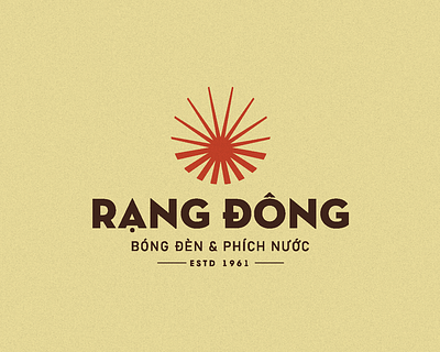 Rang Dong - Sunrise vintage logo branding design graphic design illustration logo mythology sun sunrise typography ui ux vector