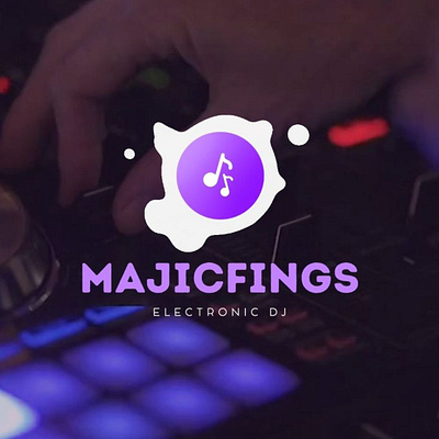 Majicfings logo branding design graphic design illustration logo motion graphics