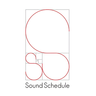 Sound Schedule N01 branding clean creative design goldenratio logo minimal rocknroll simple typography