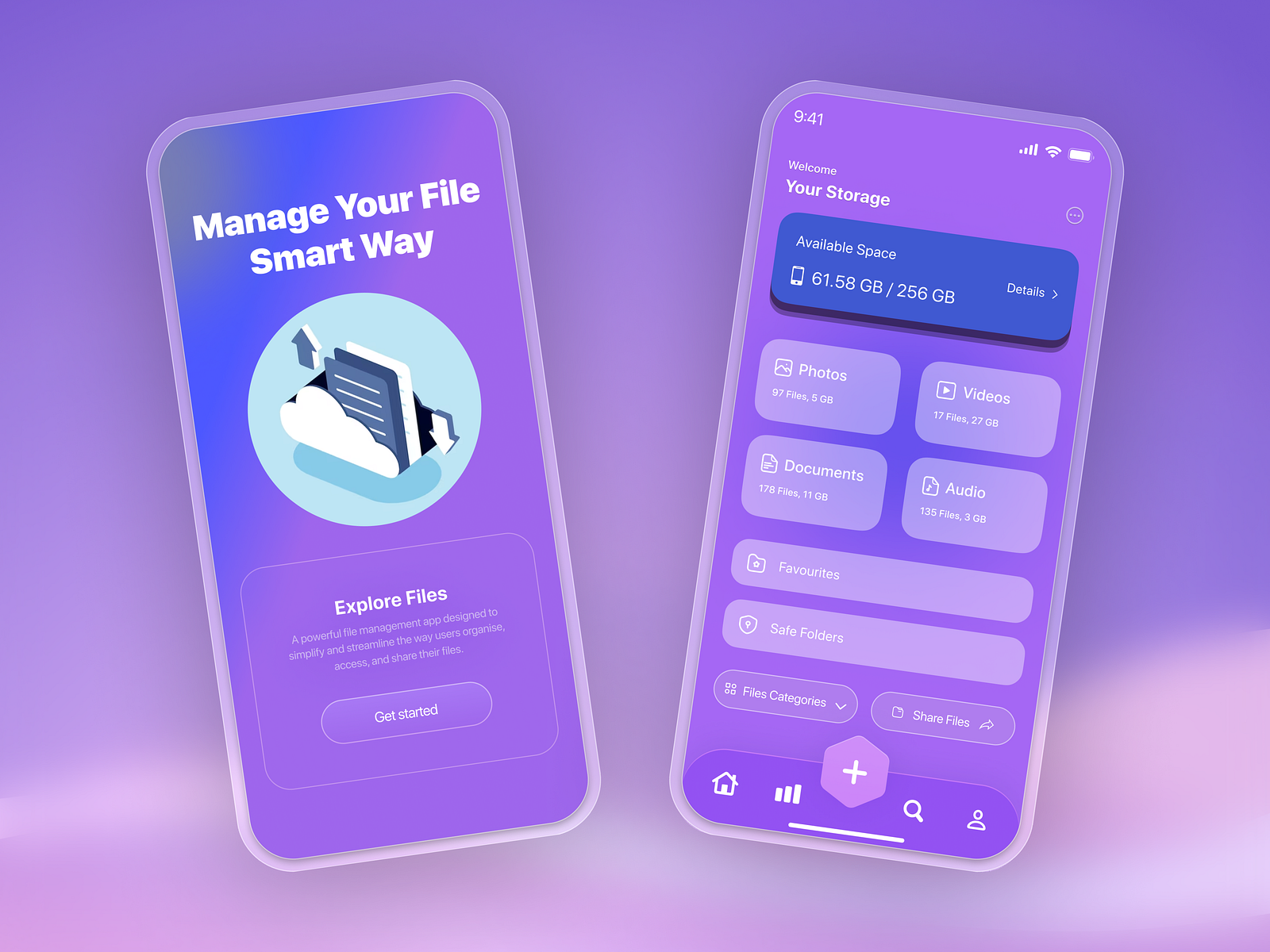 Streamlined File Management App UI by Humayun Kabir on Dribbble