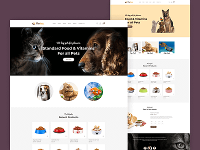 Pet Food Store HTML Template - Marten veterinary clinic