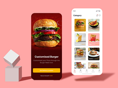 Food delivery mobile app app app design berger app berger app design berger mobile app design food app food app design food delivery food delivery mobile app food design food mobile app graphic design mobile mobile app mobile app design ui ui design ui kit ux