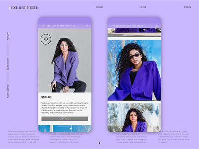 Designer Apparel E-Shop: UI Showcase app branding clothes concept creation deign e commerce fashion figma flat graphic design logo logo design typography ui ux