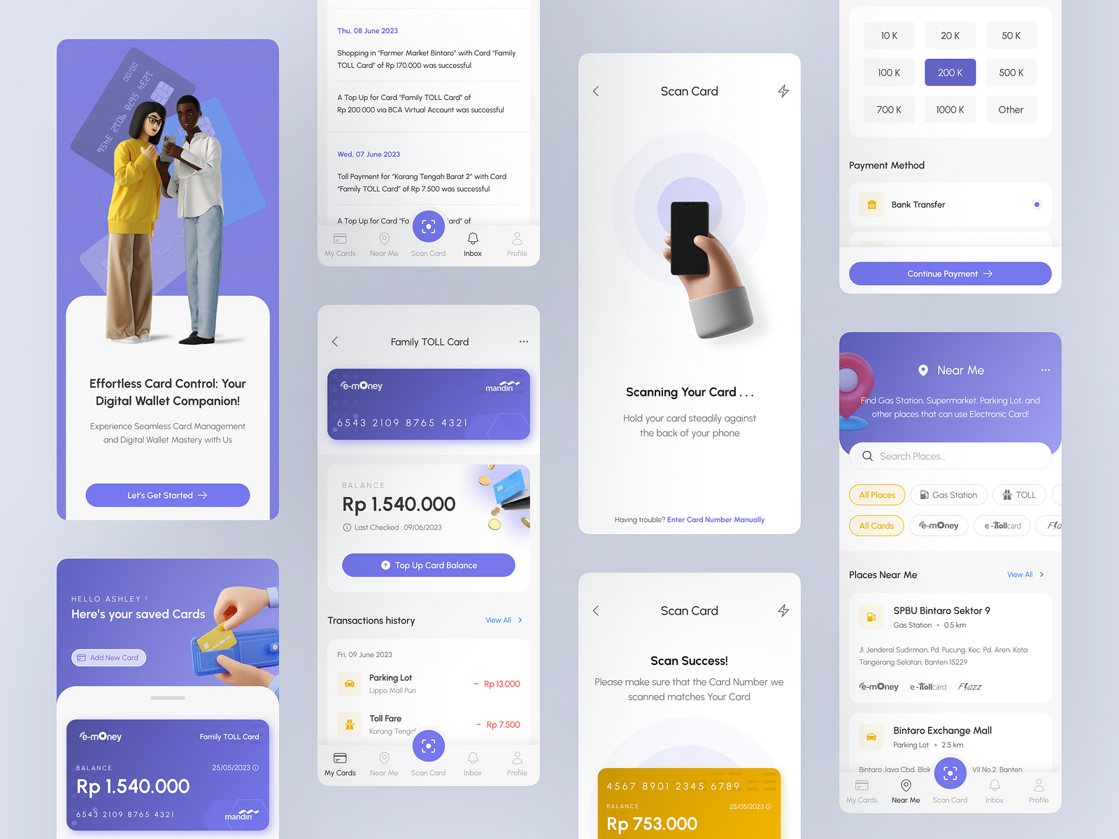Electronic Card Management App by Pramaishella Kastika Putri on Dribbble