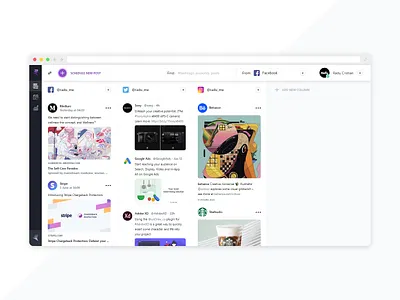 Social Hub app concept ui ui design ui ux ux ux design