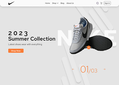 Responsive Nike shoes website and application... app behance branding design dribbble dribbbleshot figma graphic design illustration logo nike shoes ui uiux