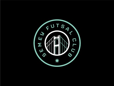 Semey Futsal Club baseball basketball bridge central asia champion crest emblem football futsal kazakh kazakhstan league qazaqstan rugby semey soccer sports sports design sports logo team