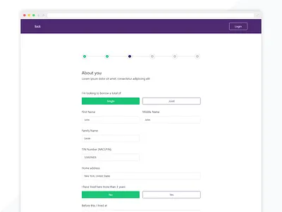 Roshi finance app financial form ui ui design ui ux ux ux design
