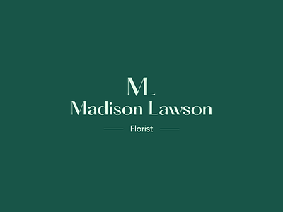 Madison Lawson logo branding design graphic design illustration logo typography vector