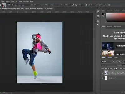 Pixel stretch design editing fashion model modeling photo pixel