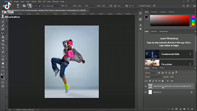 Pixel stretch design editing fashion model modeling photo pixel