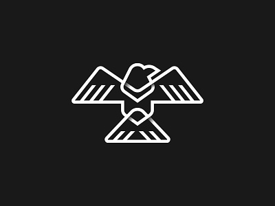 Eagle bird brand branding design eagle elegant falcon graphic design hawk illustration line linear logo logo design logotype mark minimalism minimalistic modern sign