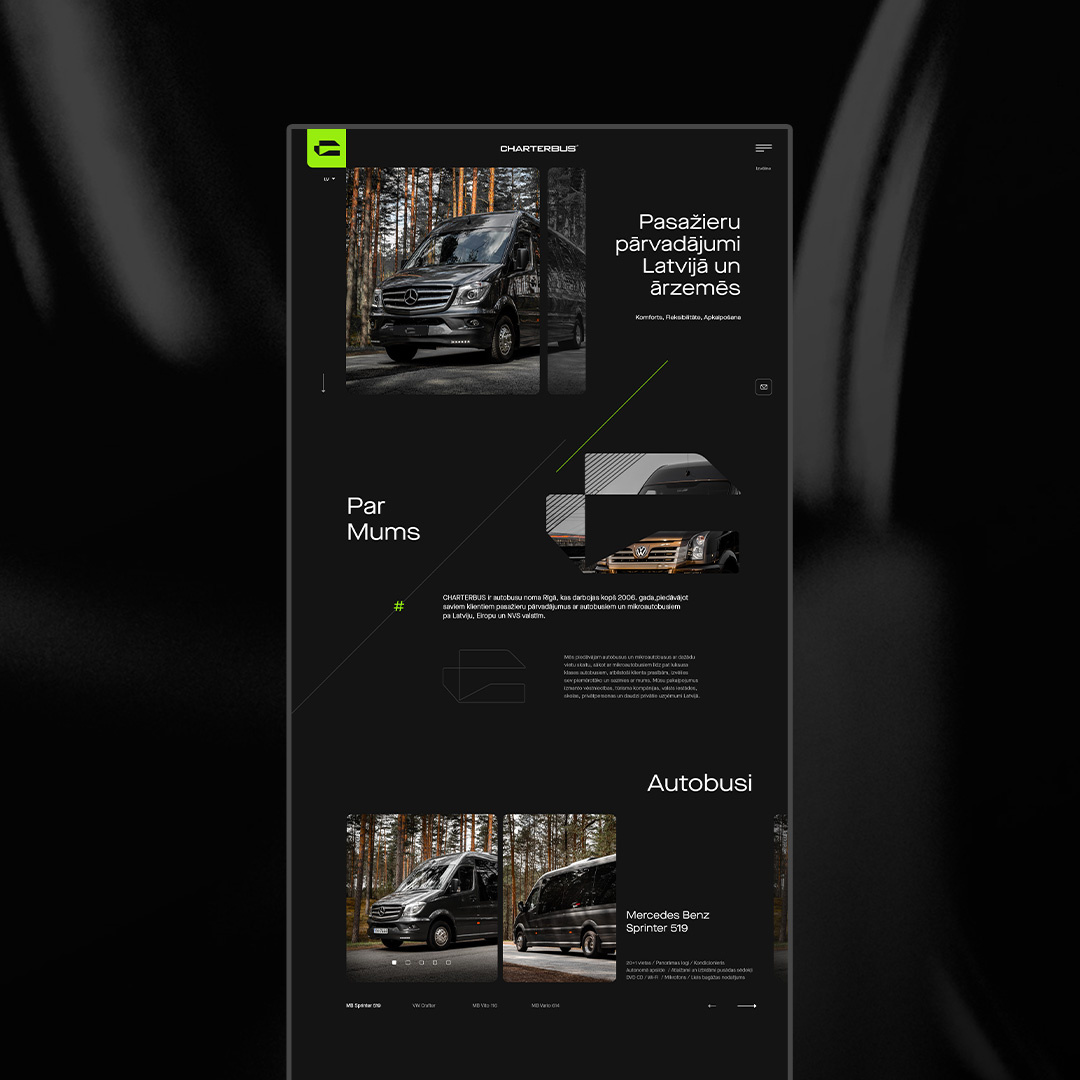 CHARTERBUS Website Design bus website car website clean design interactive web modern ui ux web web design web interface web interfaces webdesign website
