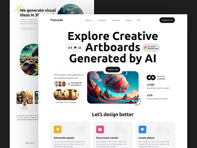 AI animated web ui design ai ai generation animate animation application chat gpt chatgpt illustration landing landing page mobile ui vector web web animation web design web intractive web ui