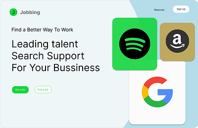 Job Listing branding design figma job landing page listing ui