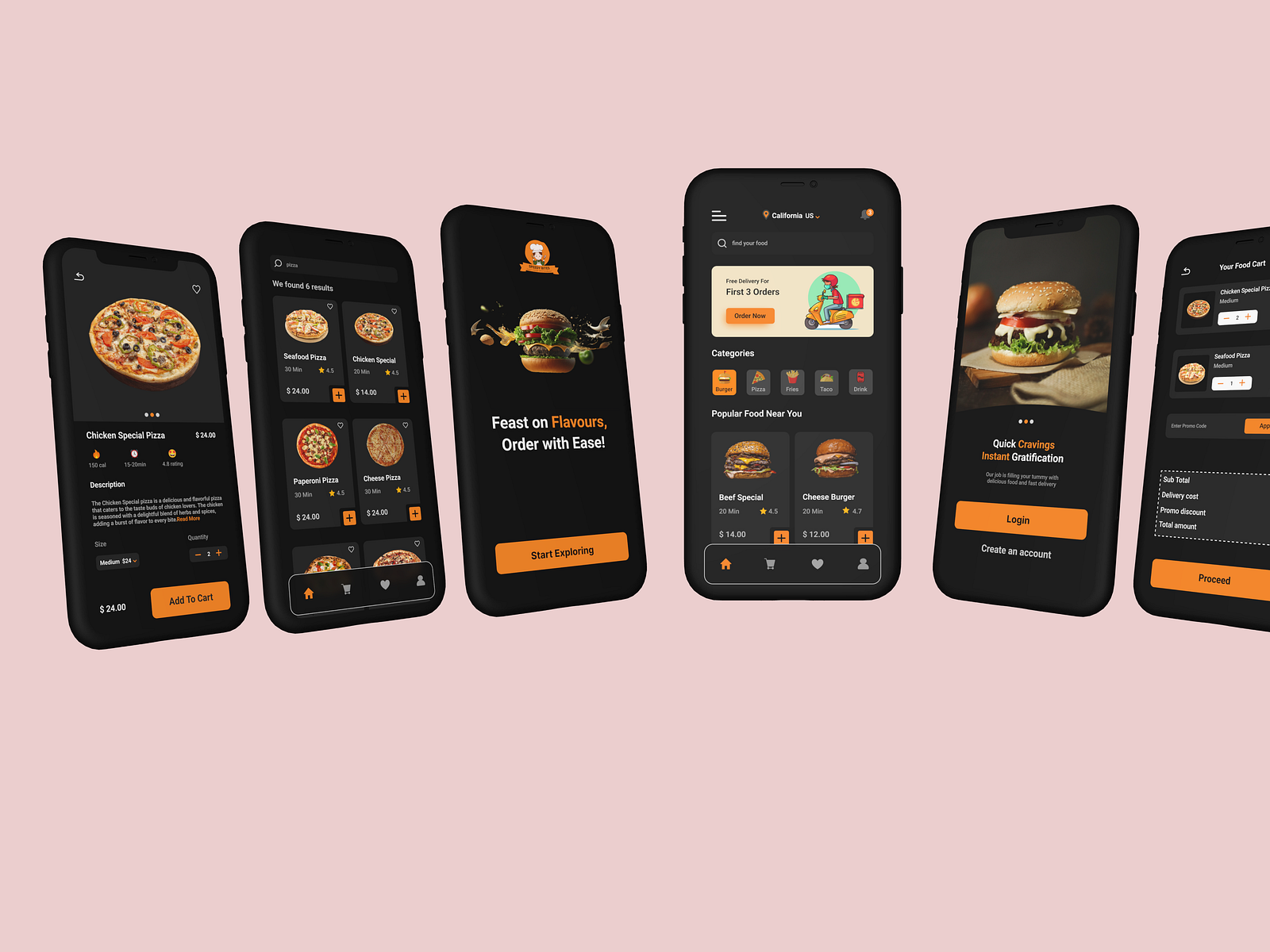 Fast Food App by AYESHA IQBAL on Dribbble