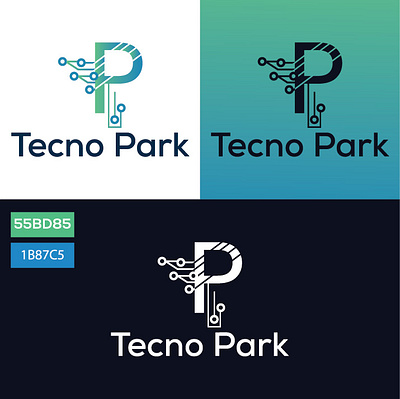 Tecno Park Logo Design appicon applogo creativelogo design illustration logo logoconcept logodesinger logoideas logoinspire logomark logoprocess professionallogo tech vectplus