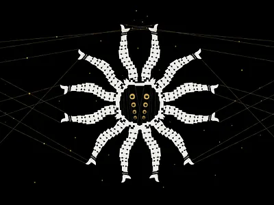 Temptations black and white design flat design illustration temptation uni pin pen vector illustration