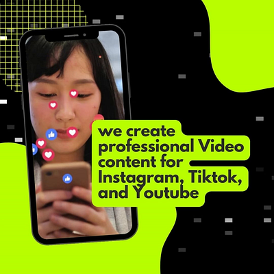 professional Video content for Instagram, Tiktok, and Youtube animation design graphic design motion graphics social media content tiktok video video youtube