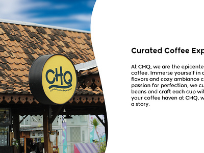 Cafe Head Quarters brand brand identity branding graphic design logo logo design visual identity