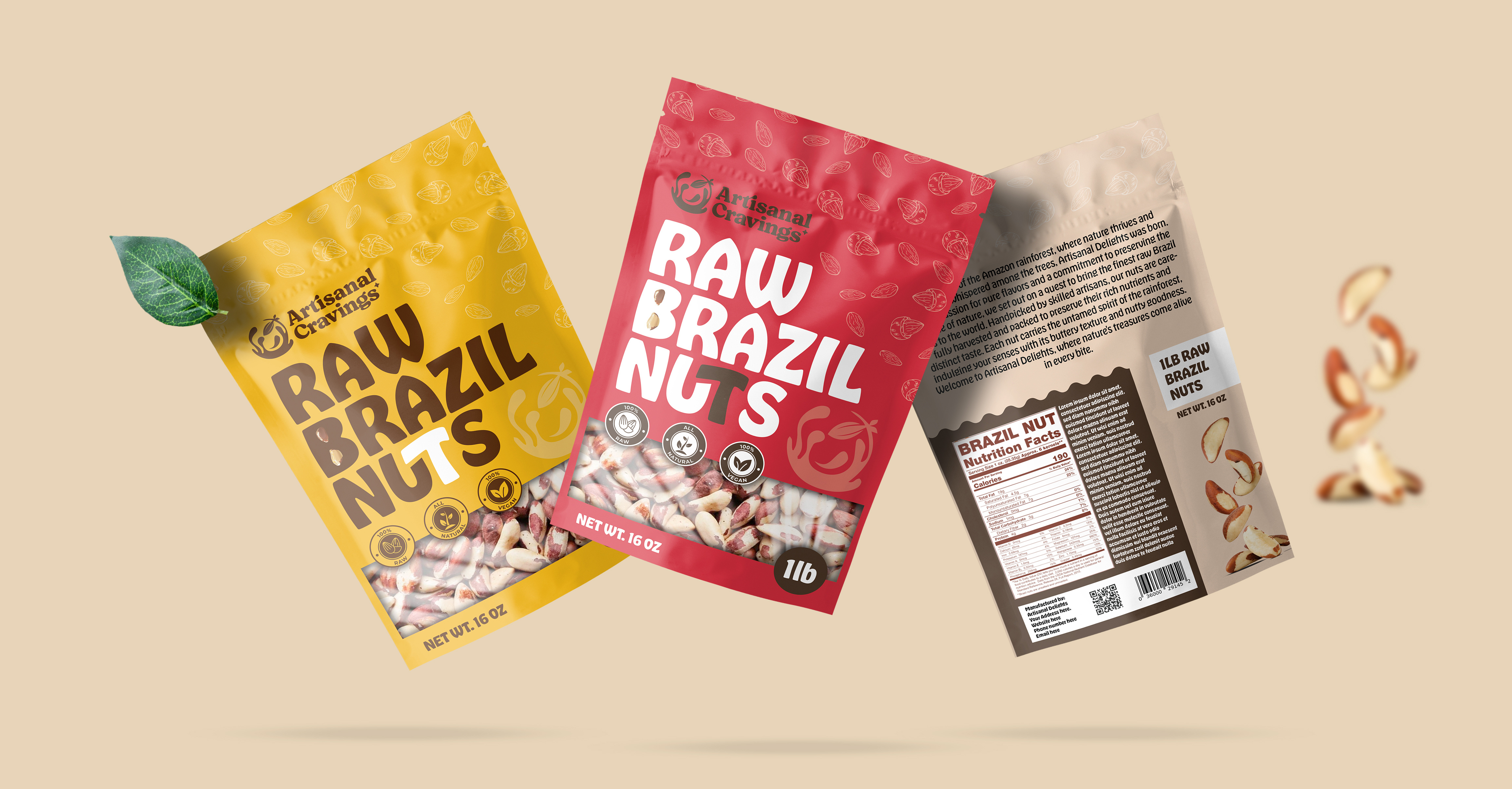 Example of Food Packaging, Dog Food, Pouch Design