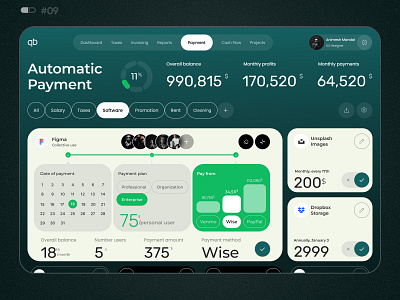 Finance Service Management - Build 2.0 UI Challenge branding build designdrug illustration uidesign watchmegrow