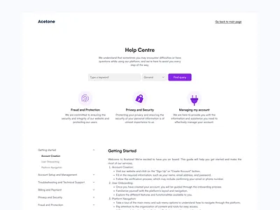 Support Page design designconcept help centre minimal support page ui uidesigners ux website design