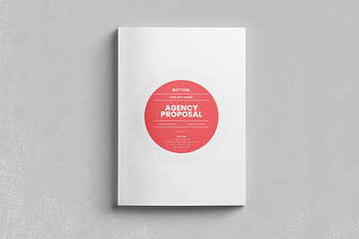 Clean Agency Proposal Template agency branding brochure clean corporate indesign print proposal template