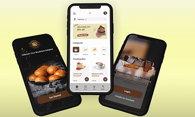 Bakery App Case Study app bakery app case study figma google certificate graphic design ui ux