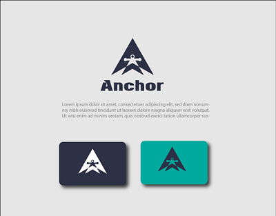 Anchor Logo Design anchorlogo branding branidentity design logo logodesign logofolio modernlogo vector vectplus