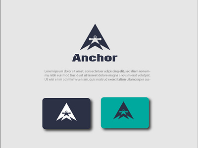 Anchor Logo Design anchorlogo branding branidentity design logo logodesign logofolio modernlogo vector vectplus