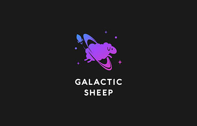 Galactic Sheep branding design graphic design logo logotype symbol
