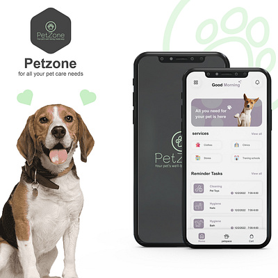 Petzone app graphic design ui ux