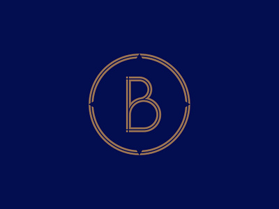 Bonailie Symbol b blue bonailie branding bronze copper design graphic design icon letter b logo logo design symbol