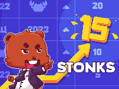 Happy Birthday GoodGame.ru beaver goodgame pixelart stonks