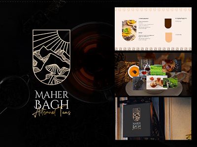 Maher Bagh - Tea Visual Identity Design & Logo brand identity branding darjeeling tea design fashion graphic design illustration logo logo design premium tea tea branding ui ux vector visual identity