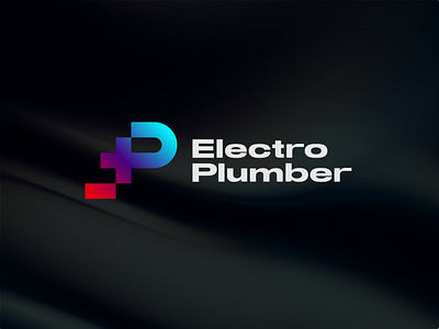 ElectroPlumber Logo brand identity branding design electric electrical graphic design logo logo design minimal mobile modern plumbing simple visual identity web