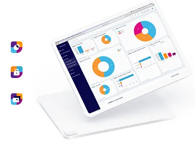 Financial Dashboard - UI brand design brand identity branding dashboard design design ui ux vector