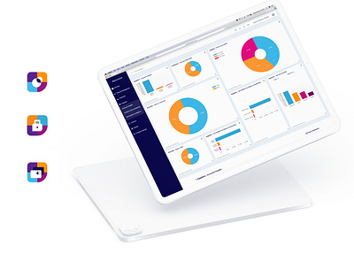 Financial Dashboard - UI brand design brand identity branding dashboard design design ui ux vector